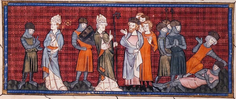 Karl_I._der_Große,_König_der_Franken_(768–814),_römischer_Kaiser_(seit_800).
747–814.

Balduin_und_Turpin_überbringen_Ka
