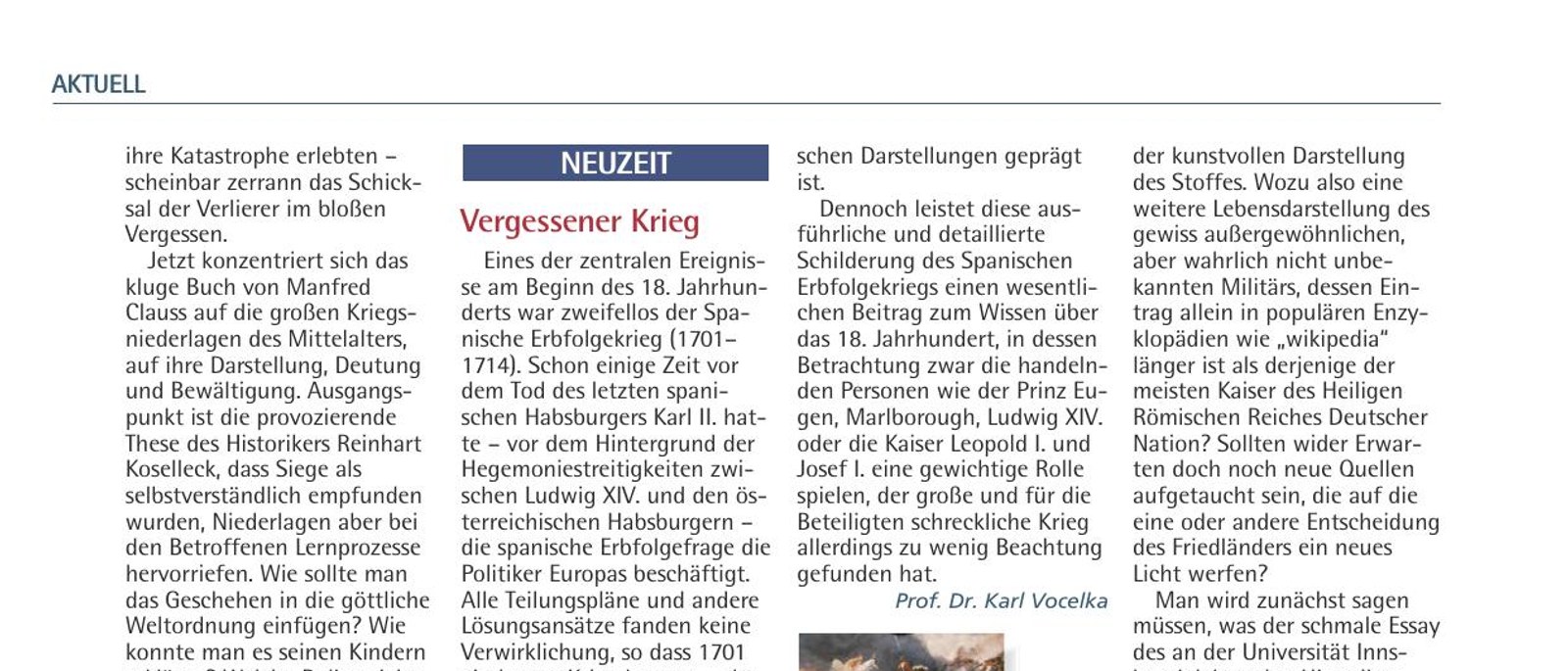 Buchjournal Neuzeit