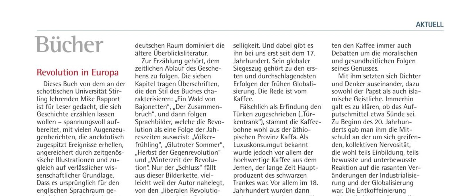 Kaffee. Geschichte eines Genussmittels