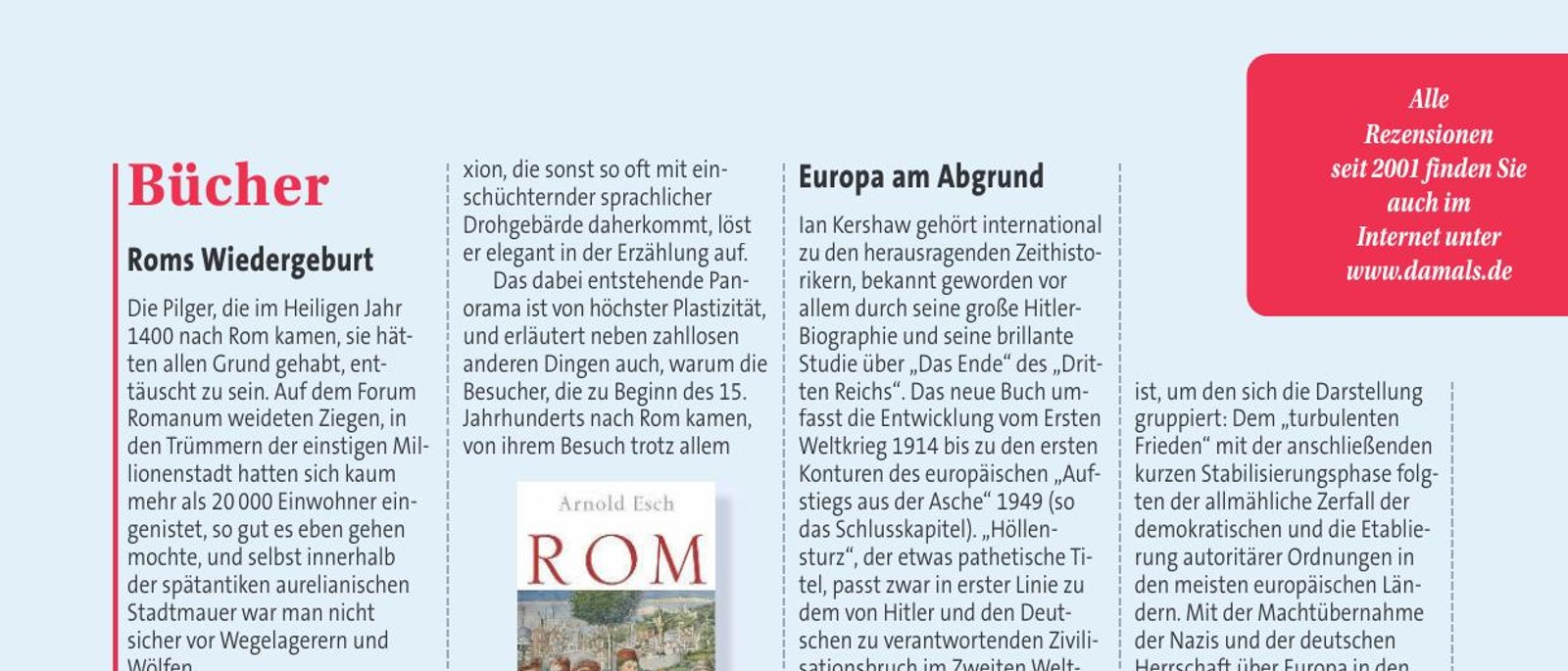 Arnold Esch, Rom