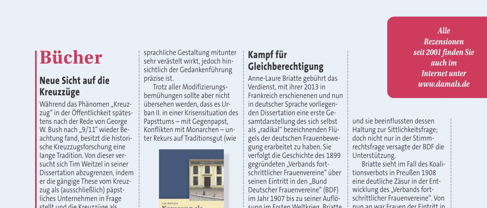 Anne-Laure Briatte, Frauenbewegung im Deutschen Kaiserreich