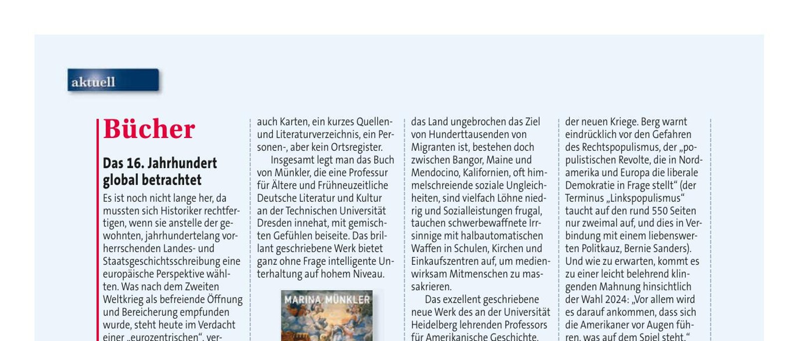 Manfred Berg, Eine Geschichte der Vereinigten Staaten von 1950 bis heute