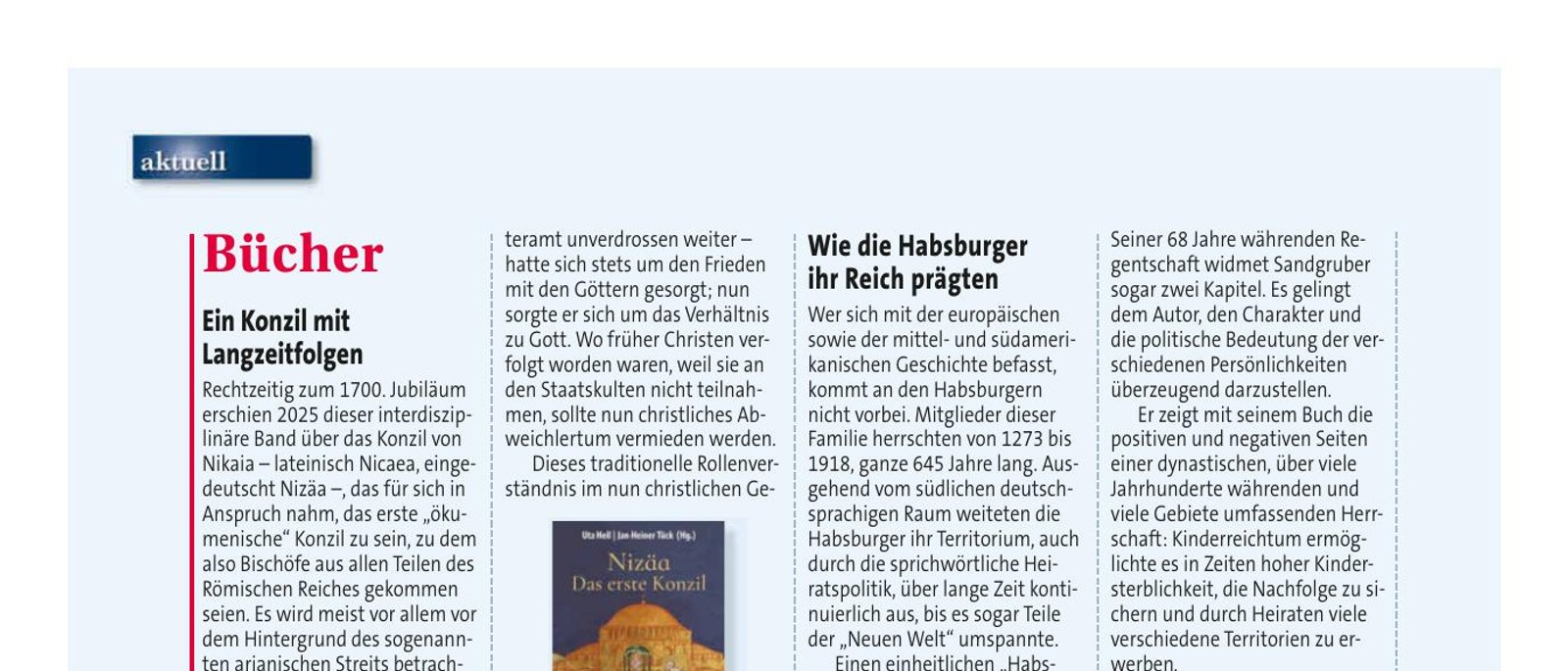 Uta Heil/Jan-Heiner Tück (Hrsg.), Nizäa. Das erste Konzil