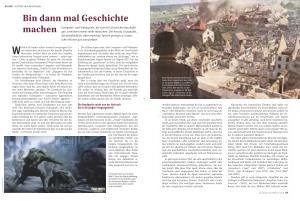 Bin dann mal Geschichte machen