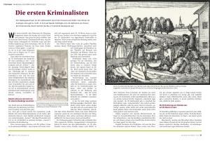 Die ersten Kriminalisten