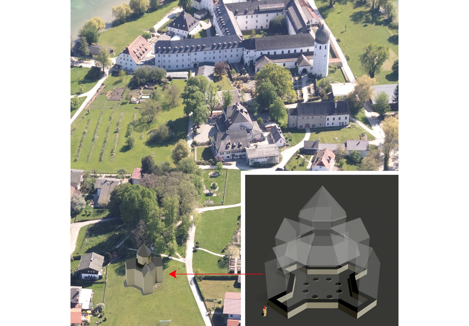 Geheimnisvolle Fundamente auf der Fraueninsel entdeckt
