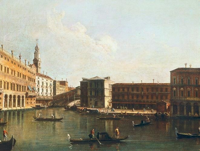 Venedig: Deutsches Haus brennt