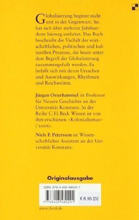 Geschichte der Globalisierung – Dimensionen – Prozesse – Epochen