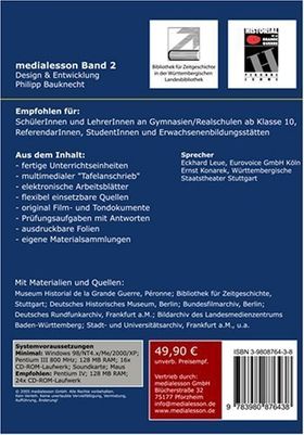 Imperialismus & Erster Weltkrieg – Multimediale CD-ROM für Unterricht, Studium
         und Erwachsenenbildung. Mit Booklet