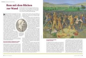 Rom mit dem Rücken zur Wand