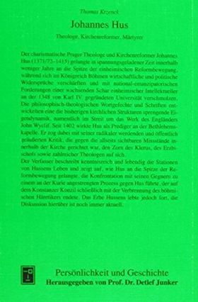 Johannes Hus – Theologe, Kirchenreformer, Märtyrer