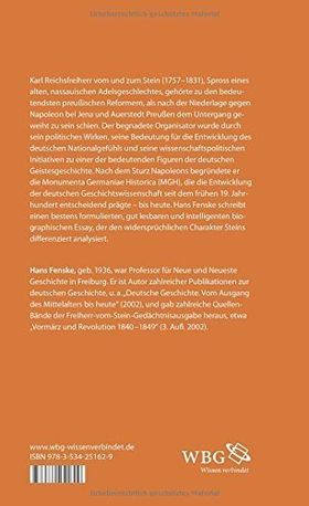 Freiherr vom Stein – Reformer und Moralist