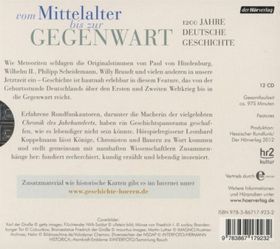 Unterwegs in der Geschichte Deutschlands – Features mit Originaltonaufnahmen (DVD)