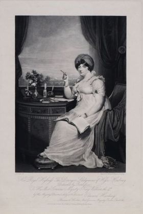 Schabkunstportraits der feinen englischen Gesellschaft