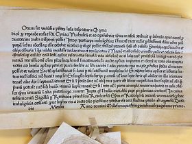Ablassbrief von 1461