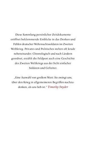 „Liebste Schwester, wir müssen hier sterben oder siegen.“ – Briefe deutscher Wehrmachtssoldaten