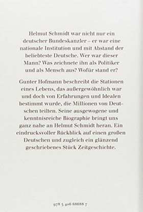 Helmut Schmidt – Soldat, Kanzler, Ikone. Biographie.