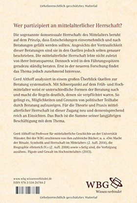 Kontrolle der Macht. – Formen und Regeln politischer Beratung im Mittelalter.
