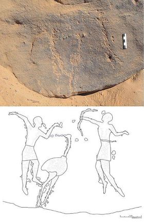 Jungsteinzeitliche Felsbilder in Ägypten entdeckt