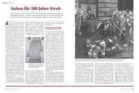 Anlass für 100 Jahre Streit