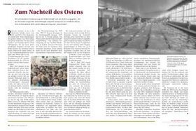 Zum Nachteil des Ostens