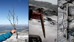 Gletscherrückgang enthüllt Bergpass der Wikinger