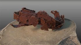 Römischer Schienenpanzer in Kalkriese entdeckt