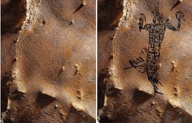 Größte Höhlenbilder Nordamerikas entdeckt