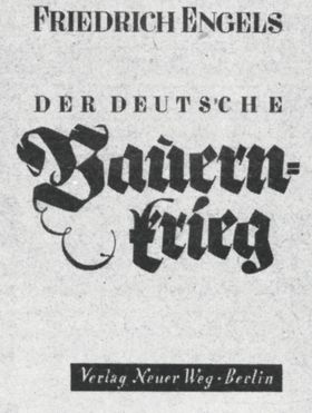 Der Bauernkrieg als ferner Spiegel