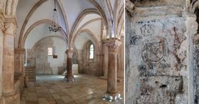 Archäologen enthüllen mittelalterliche Graffiti im Abendmahlssaal