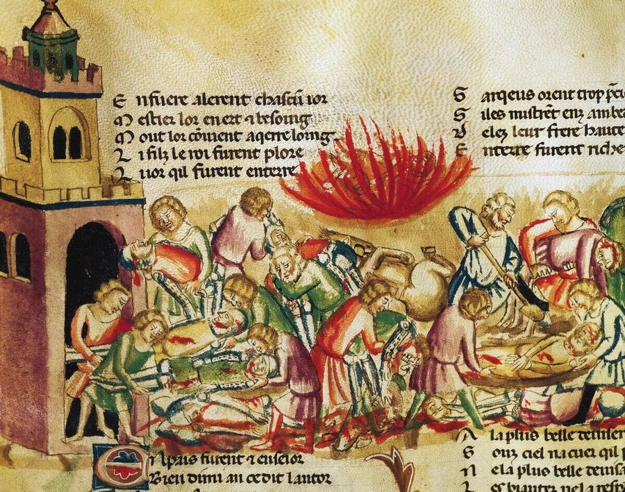 DGA5526318_The_Black_Death,_Venetian_miniature,_Middle_Ages,_Italy,_14th_century;_Biblioteca_Nazionale_Marciana,_Venice,