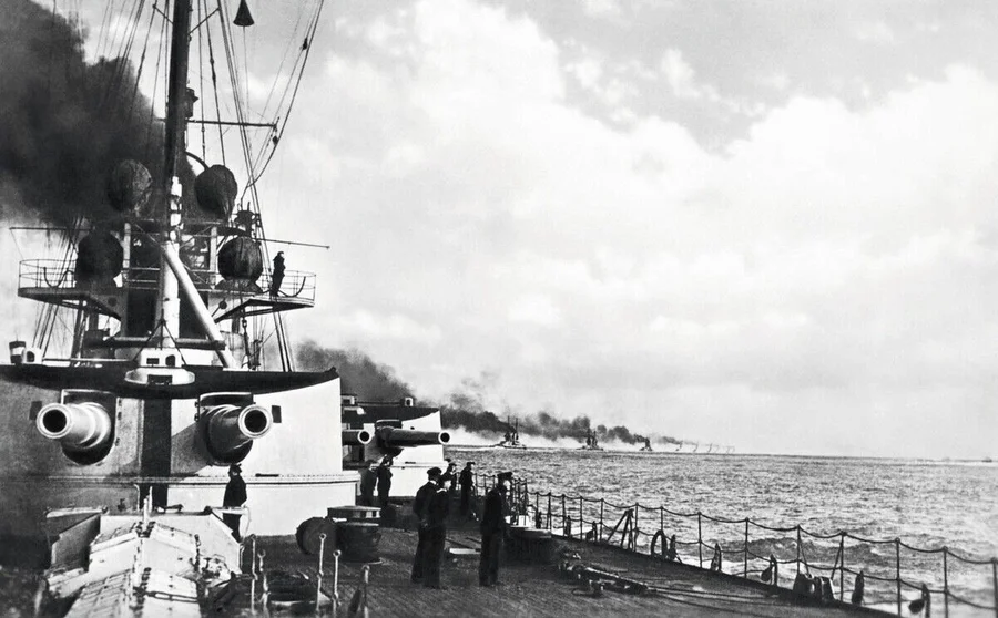 1._Weltkrieg_1914/18:
Seeschlacht_vor_dem_Skagerrak
31.5./1.6.1916_(deutsche_Hochseeflotte_unter_Vizeadmiral_R._Scheer_u